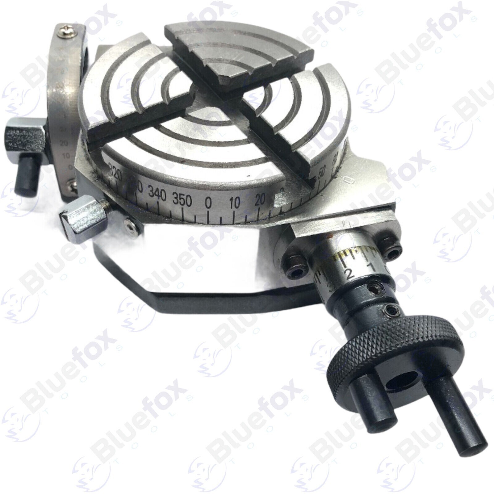 Tilting Rotary Table (4 Slots) 3″ Inches 75MM for Milling With Clamping Kit M6