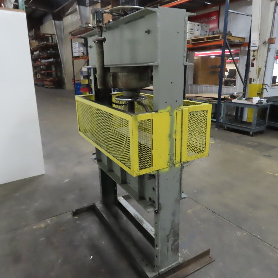 Dake 75PA 75-Ton Hand Operated Air Powered Hydraulic H-Frame Press 4.5″RamTravel