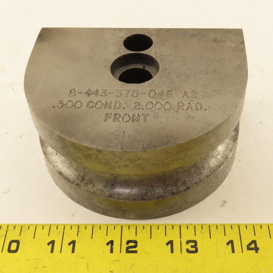 Tube Bender Die 0.500″ Cond. 2″ Radius