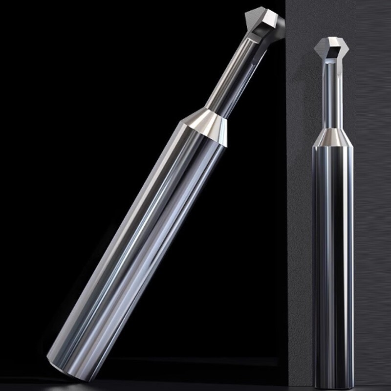 Carbide Chamfer Cutter Deburrer Double Angle End Mill Ø3-12mm 3/4 Flute Milling