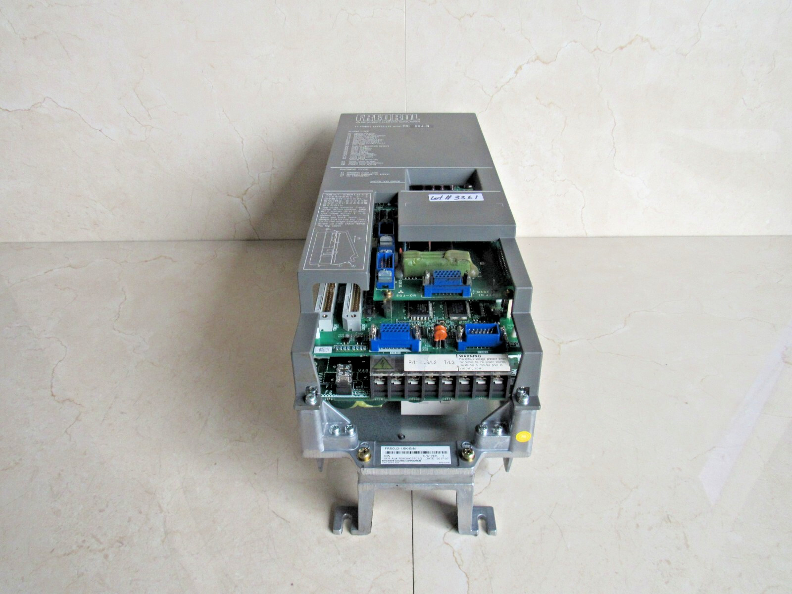 Mitsubishi Freqrol FR-SGJ-N / FRSGJ2-1.5K-B-N / Lot # 3361 Listed by Mike