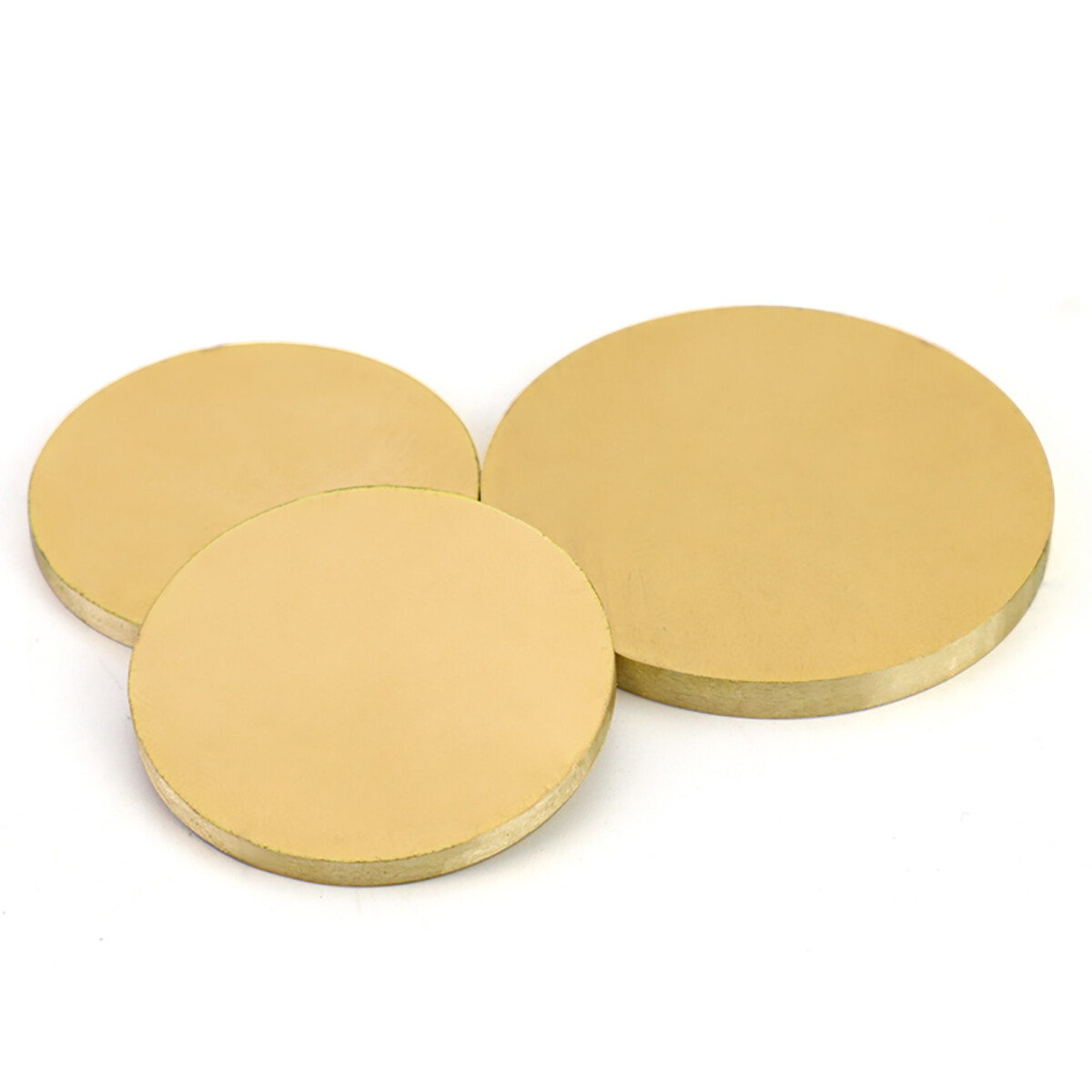 Brass Discs Round Sheet Plate Dia 50/100/150/200mm Thick 0.8/1/1.5/2/2.5/3mm