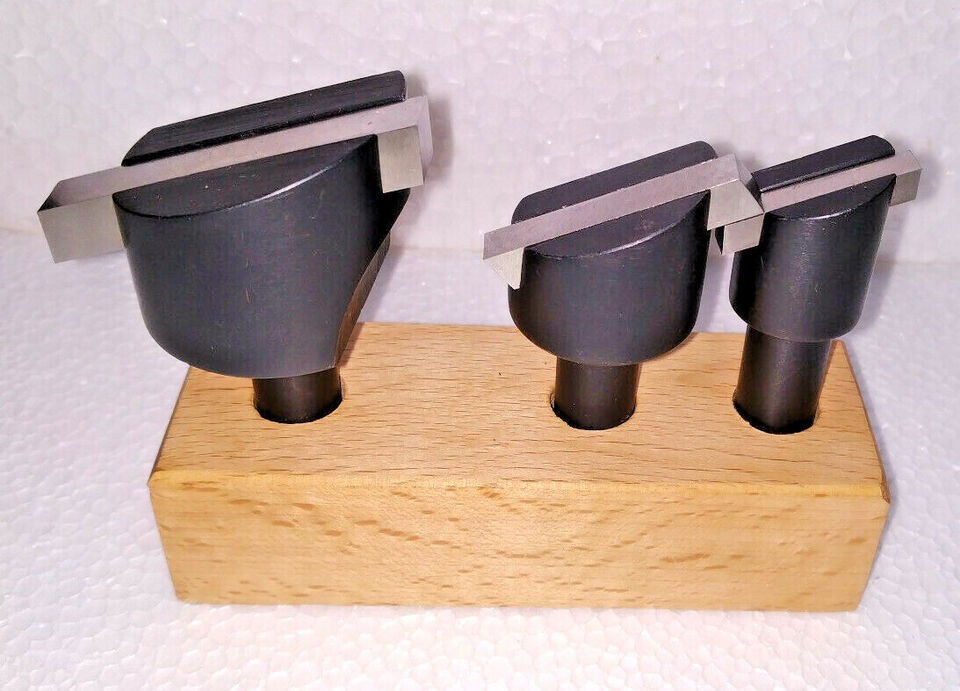 FLY CUTTER 3 PC SET 1/2″ SHANK + 3 PC H.S.S SQUARE TOOL-BIT WITH WOODEN STAND