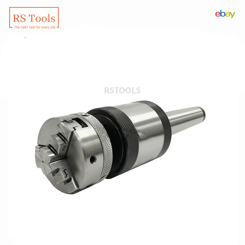 Mini Lathe Chuck MT3 Revolving Center 3MT Shank 3 Jaw Self Centering 2″ 50mm