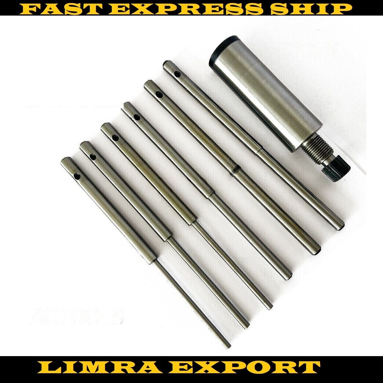 Valve Seat Grinder Pilot Set Of 6 Pcs Top .375″ 5 to 8mm + Black & Decker Holder