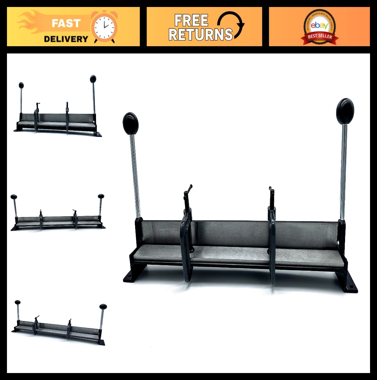 18″ Mini Metal Bender Brake – Adjustable 0-90° Steel Bending Tool for Aluminum &