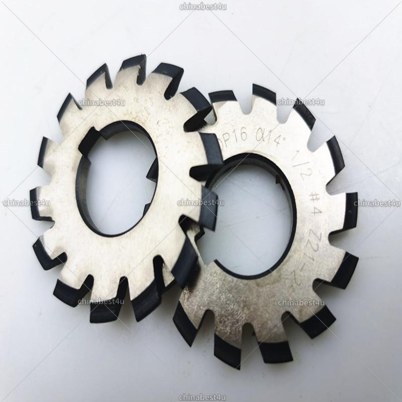 8PCS HSS 14.5° Involute Gear Cutters PA14-1/2 DP8 DP10 DP14 DP16 DP20 DP22 DP24
