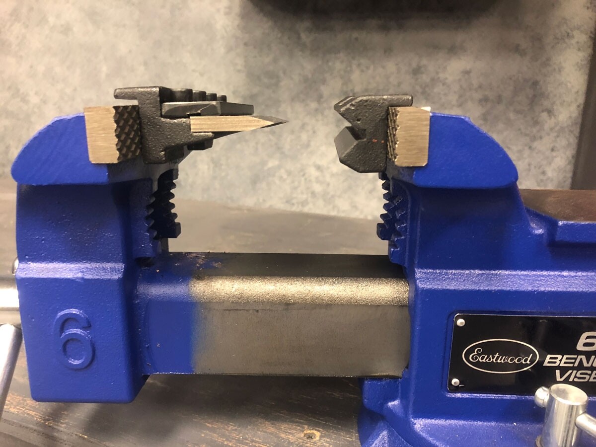 Eastwood 4in Vise Mount Press Metal Brake Bend Sheet Heavy Duty Bench Iron Clamp