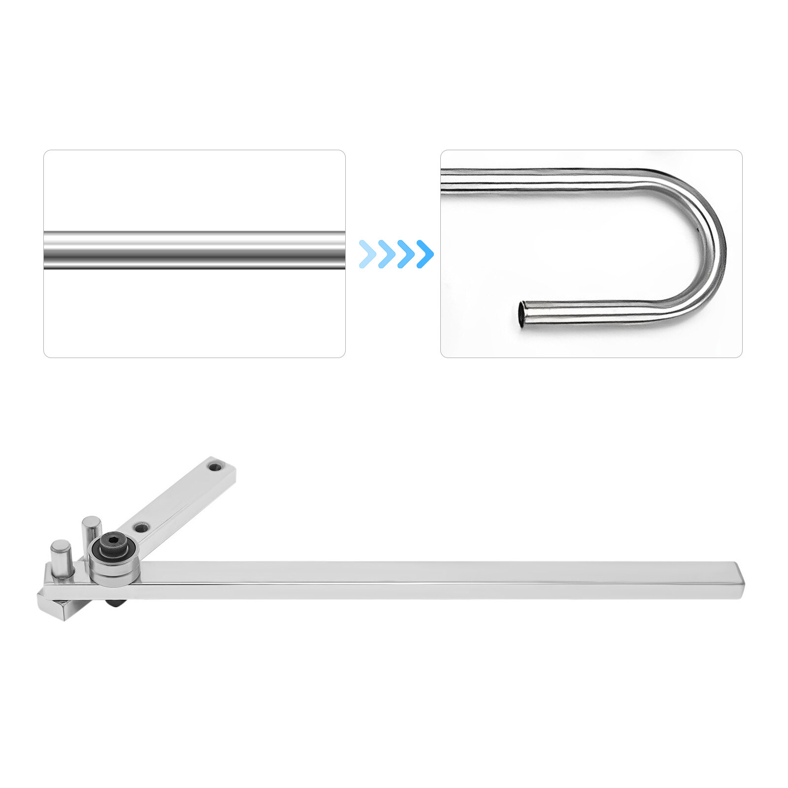 Mini Universal Metal Bender Bending Tool Manual Flat Bar Rod Bender 8mm USA