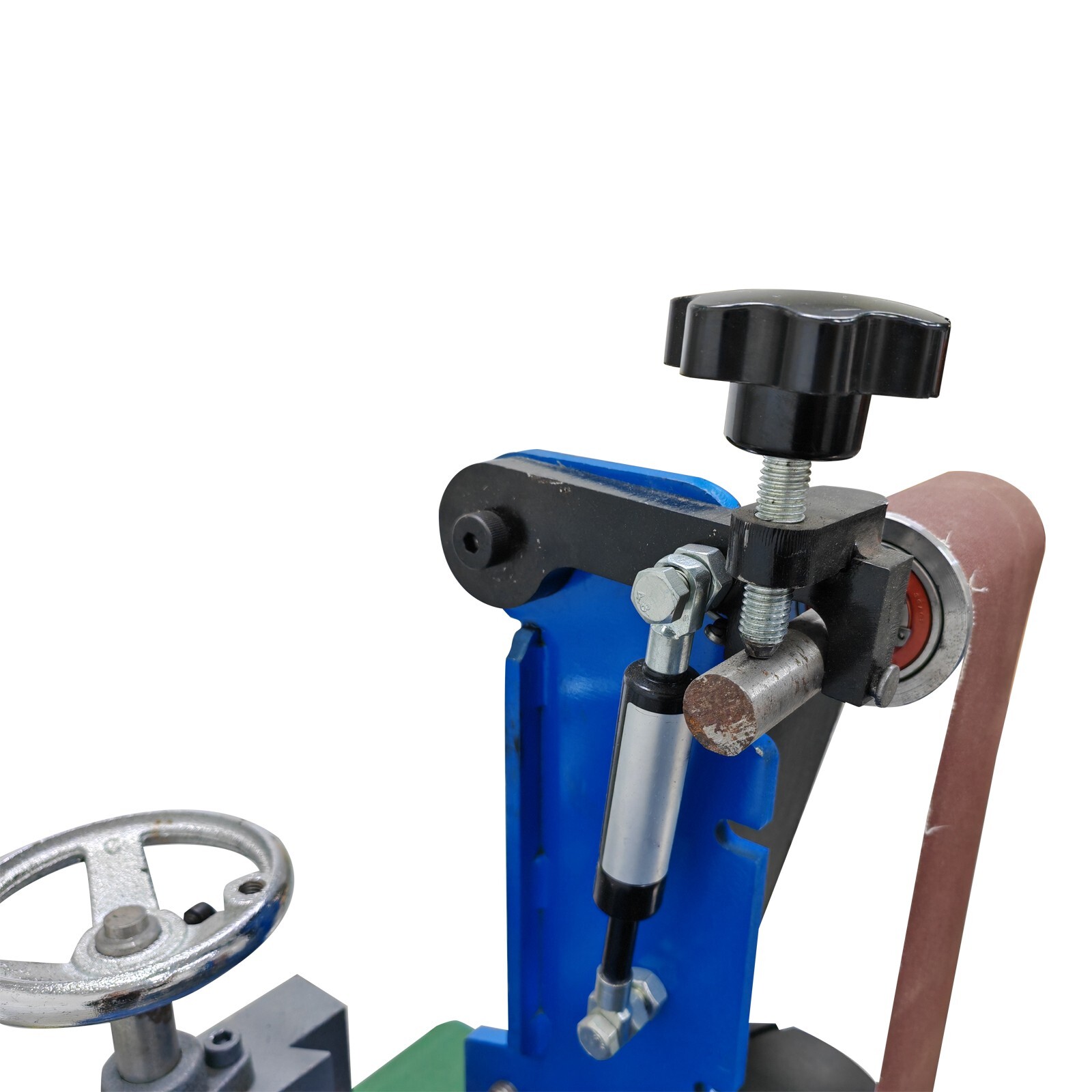 Two stations Surface Belt Sander Polishing Rust Drawing Deburring Machine 220V