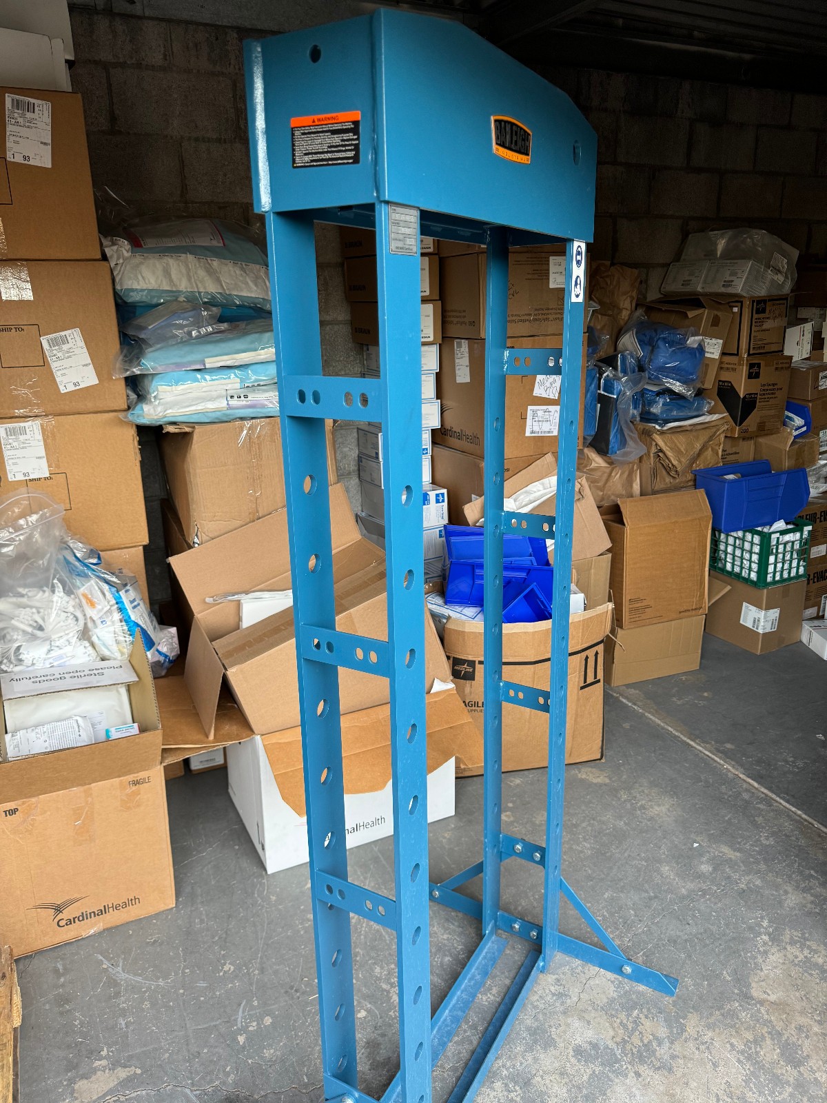 Bailey Hydraulic H-Frame Shop Press 30 Ton Max Pressure FRAME ONLY