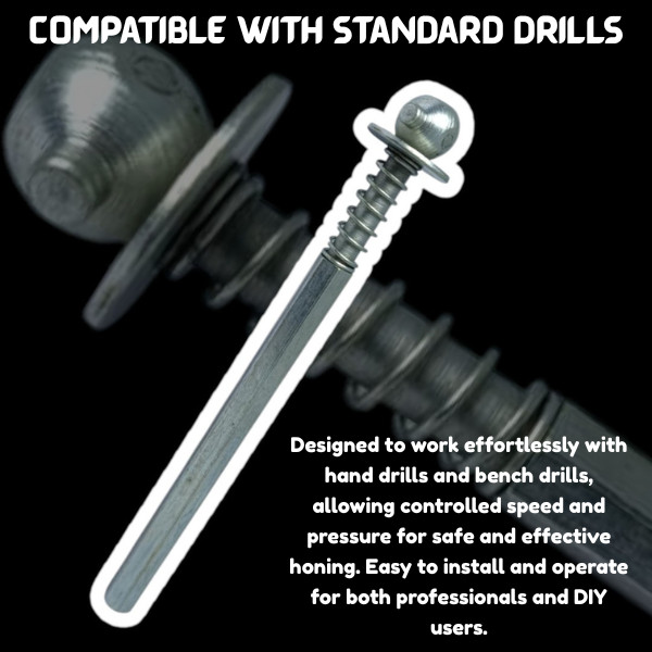 NEW CYLINDER ENGINE HONE KIT 34mm to 60 mm Honing Machine + 4 Set Honing Stones
