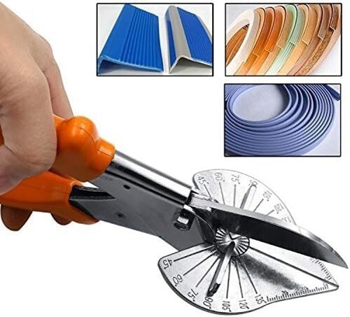 Multi Angle Miter Shear Cutter Adjustable 45-135Deg Safety Lock Hand Tools