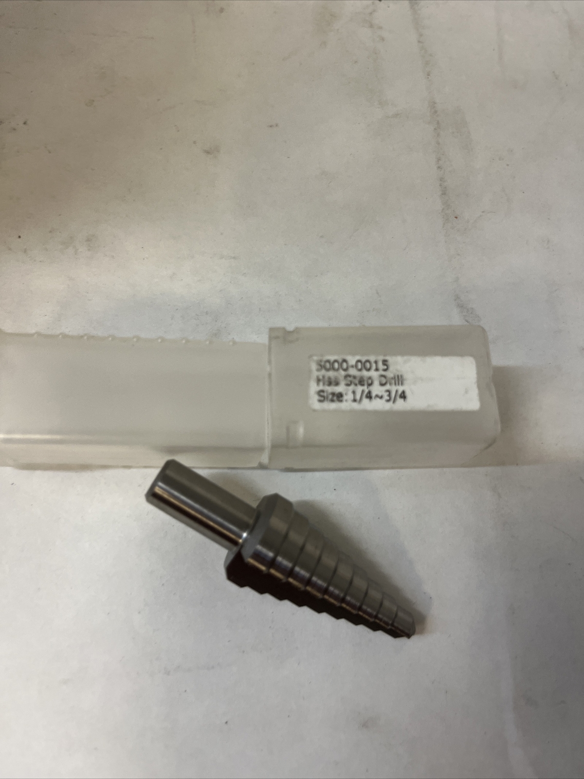 1/4-3/4″ HIGH SPEED STEEL STEP DRILL WITH 9 STEPS (5000-0015)