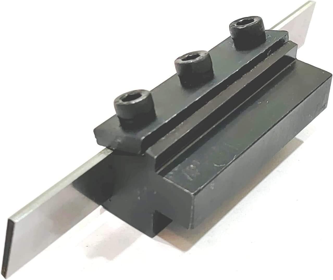 Non- Adjustable T-Parting Cut off Holder with Blade for Lathe Machine Tools