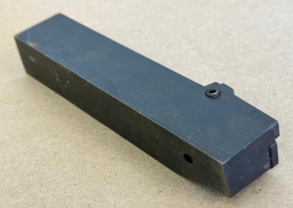 CARBOLOY INDEXABLE LATHE TOOL HOLDER PN SBTR-85V 1/2 SQ, 6″ OAL 1″X1.25″ SHANK