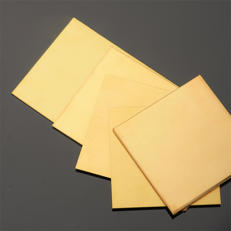Brass Sheet Metal Plate Thick 0.3-6mm Multi Sizes Cut Model Making DIY Crafts