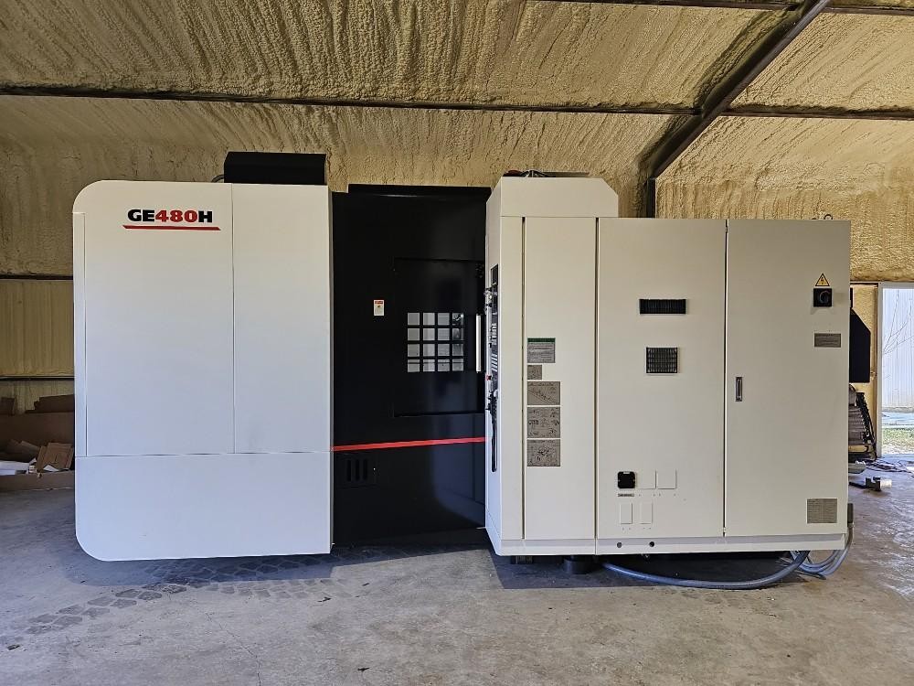 Enshu GE480H Horizontal Machining Center 15000 RPM 60 ATC 4-Axis 31.5″ Cube