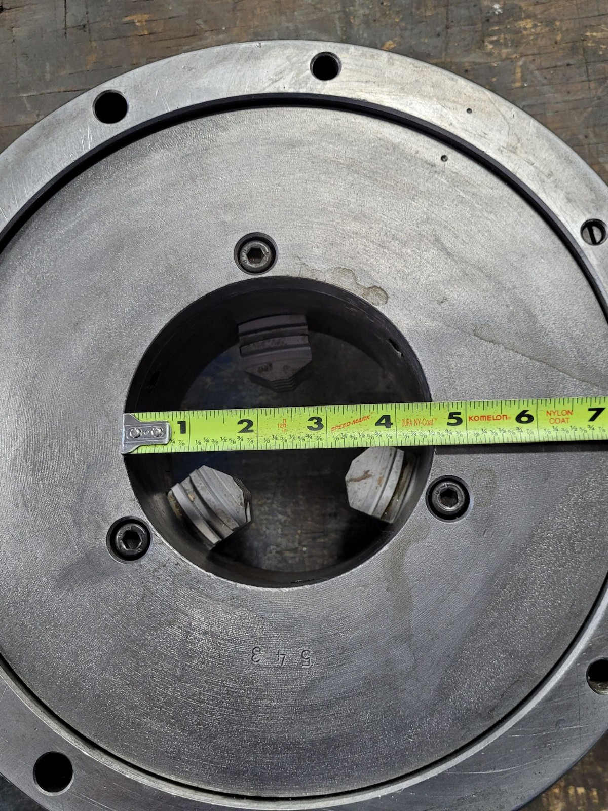 12in Pratt Burnerd – 3 Jaw Scroll Chuck – Plain Back