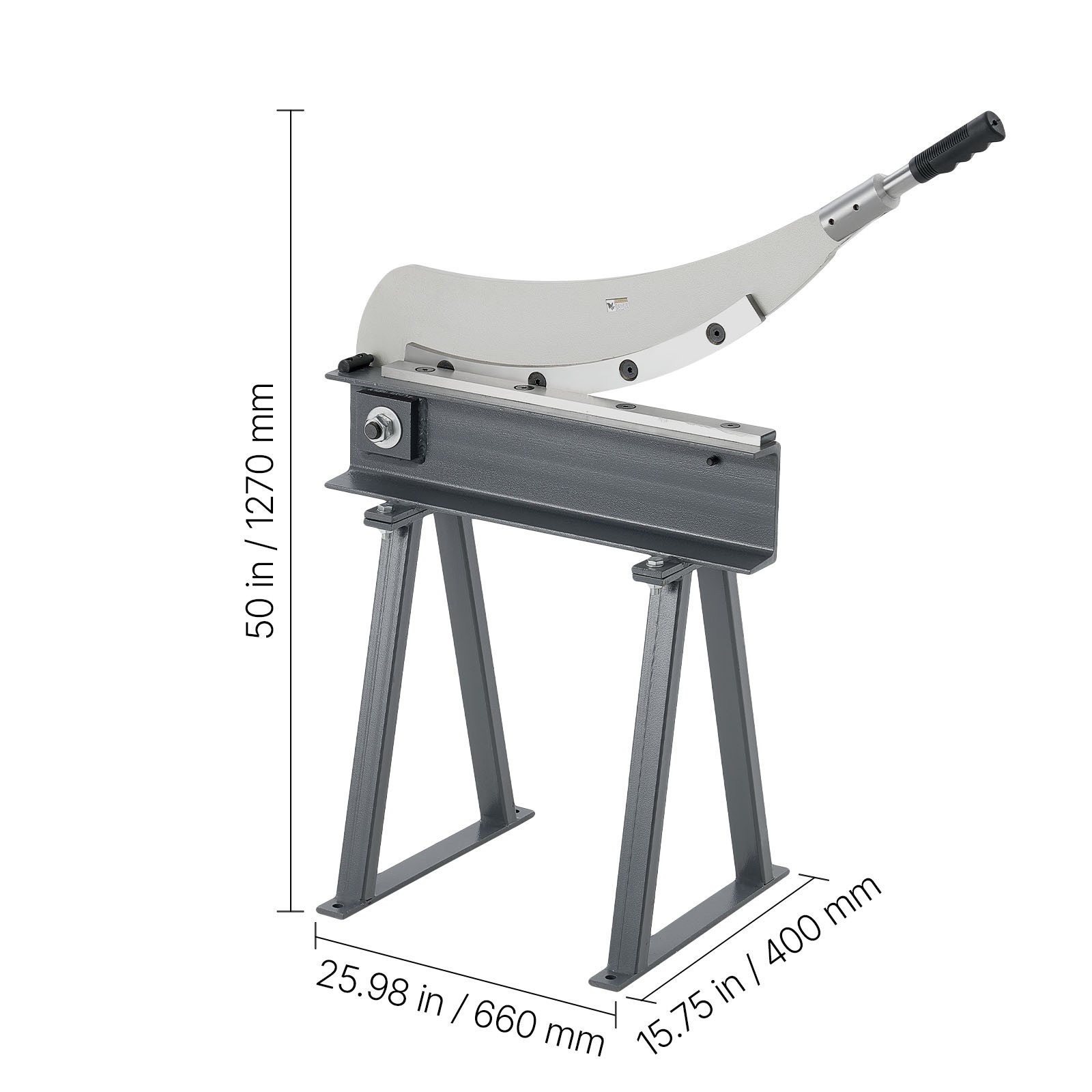 Uimoso 20-inch Manual Sheet Metal Cutter with Stand for Precise Cutting