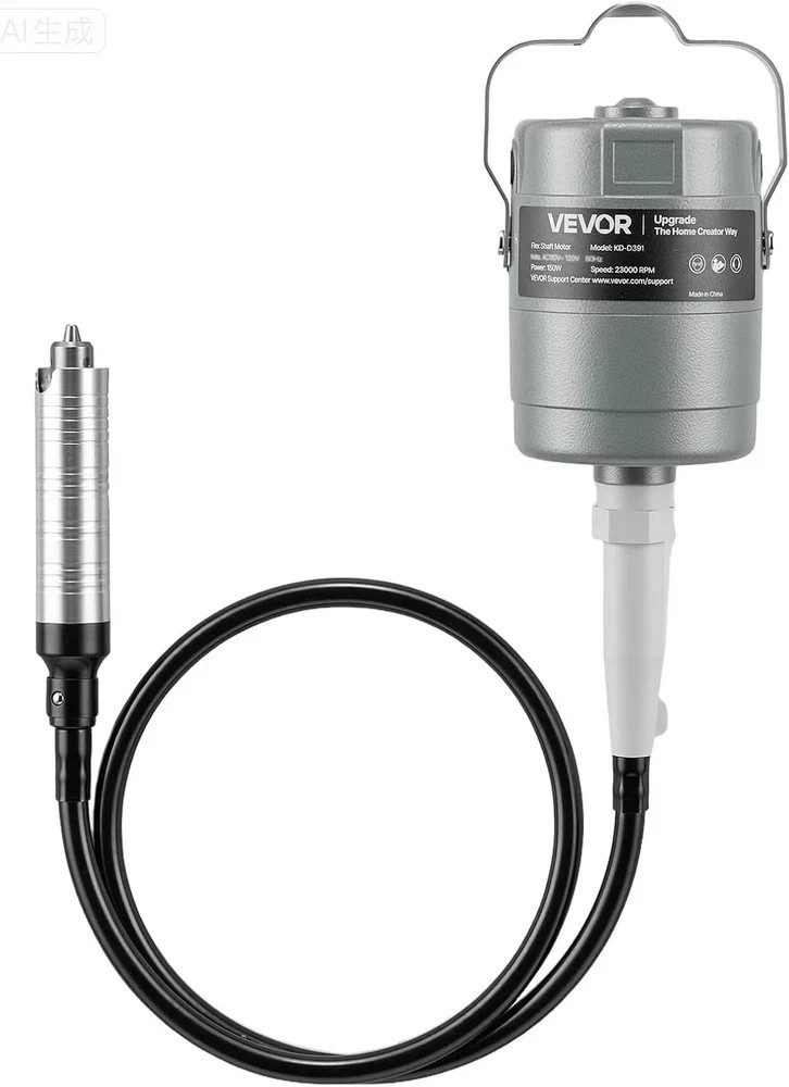 Flex Shaft Grinder, 150W 23000RPM Electric Flex Shaft Rotary Tool, Foot-Pedal Co