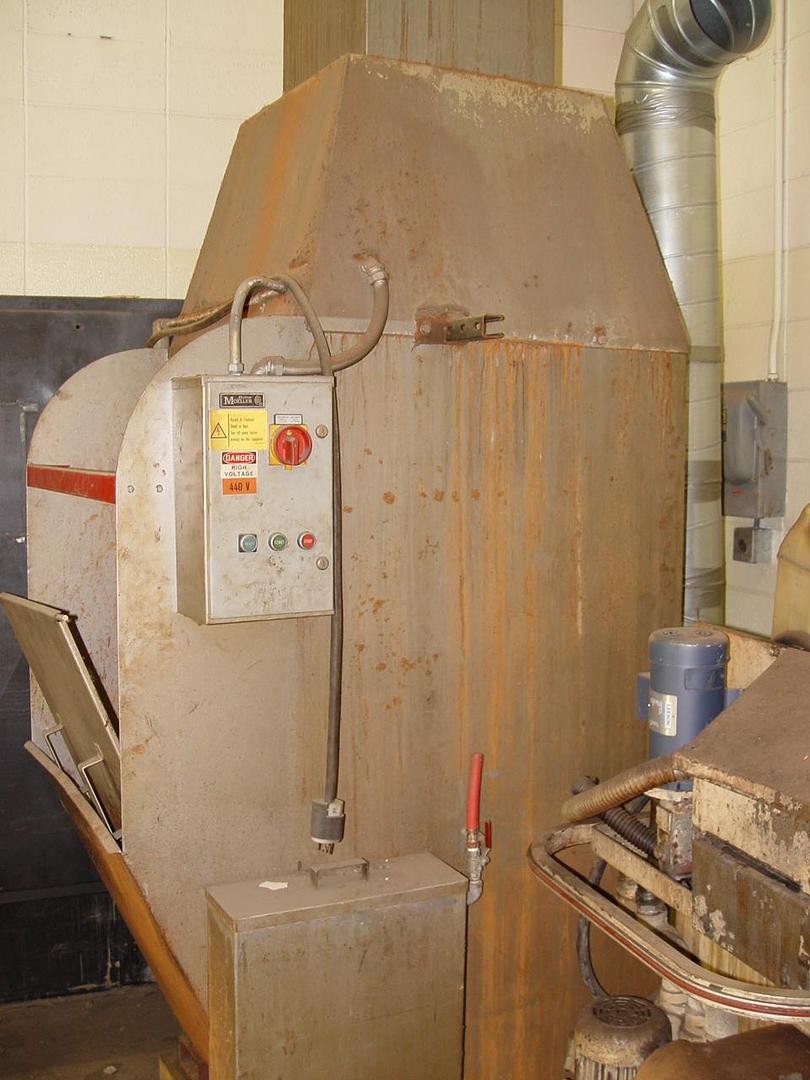Grindingmaster 51″ Wide-Belt Deburring System – Aluminum Safe – Wet Collector