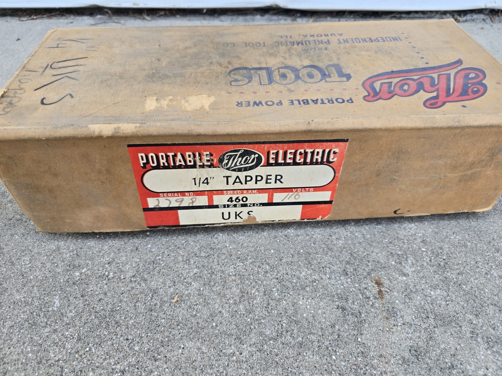 Vintage NOS Thor Tools 1/4″ Portable Tapper NEW in Box