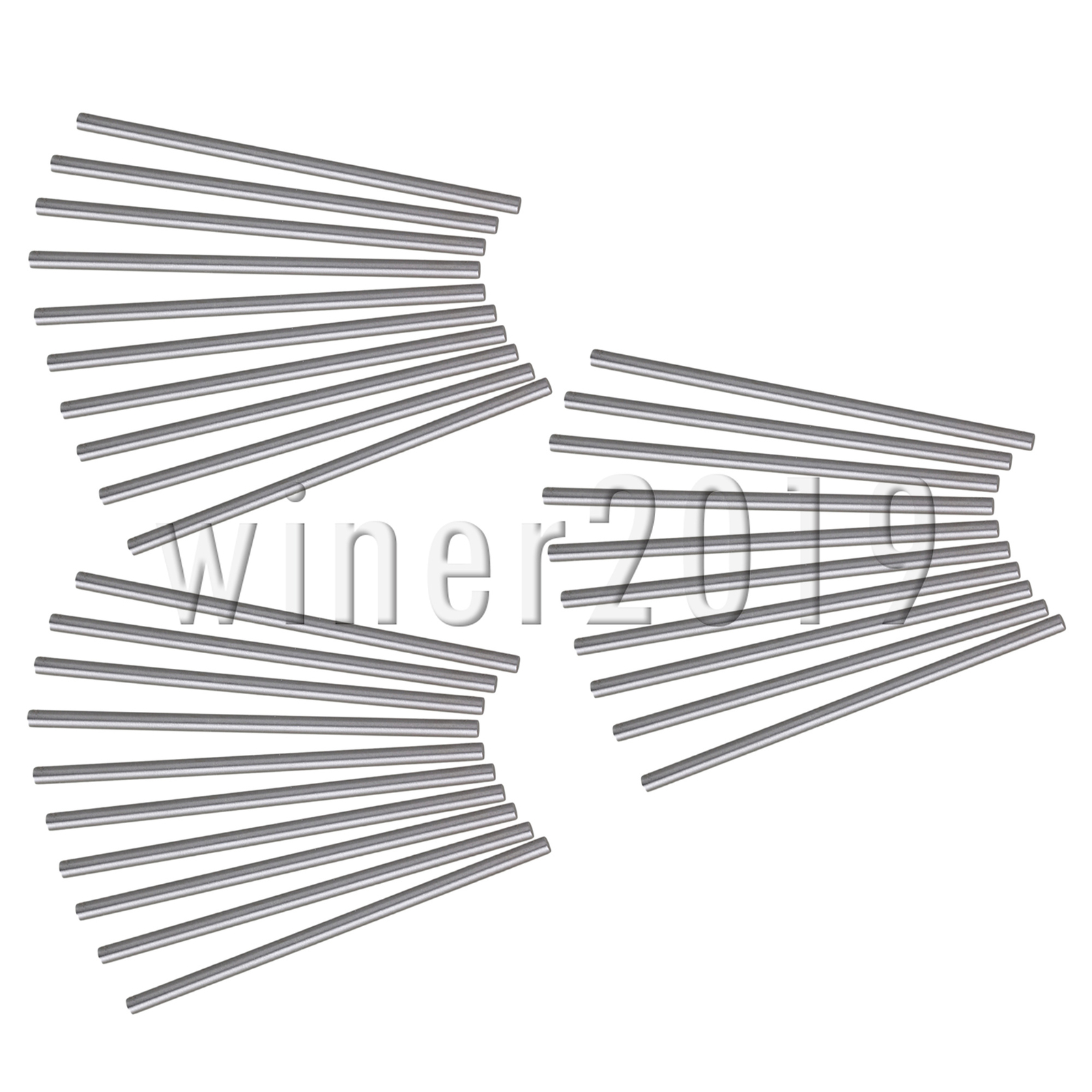 Silver High Speed Steel HSS Lathe Bar Round Rod 4mm Dia 100mm Length Pack of 30