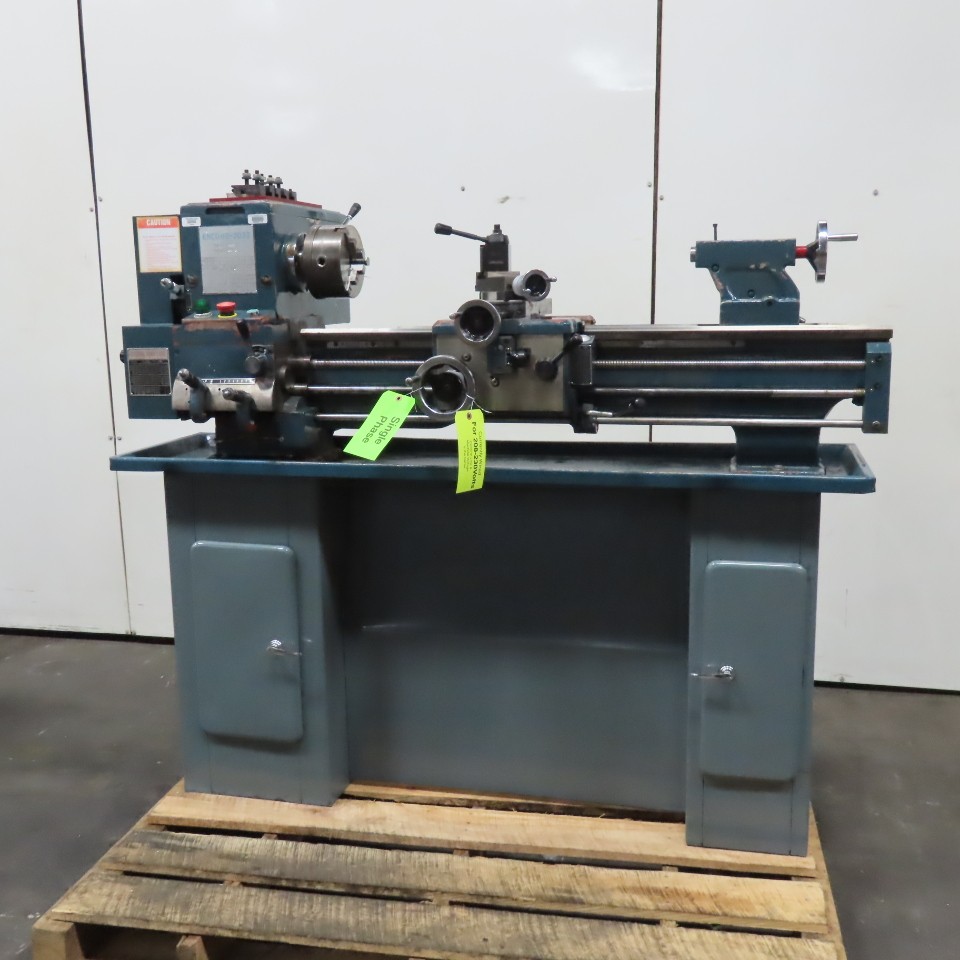 Enco 110-2034 12″ x 36″ Gap Bed Bench Engine Lathe 1-1/2Hp 110/120-230V 1Ph