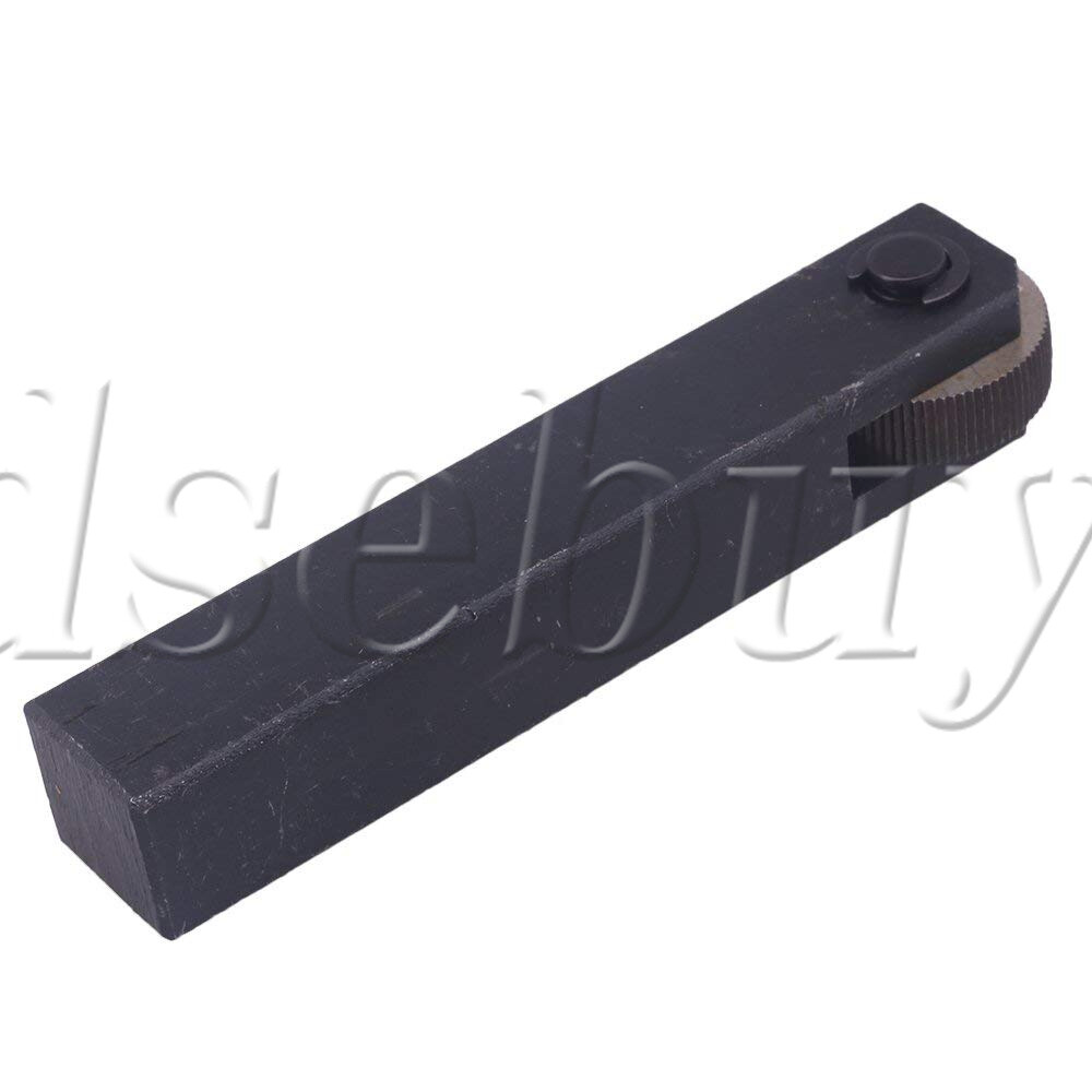 Metal Straight Linear Knurling Tool 1.0mm Black Silver