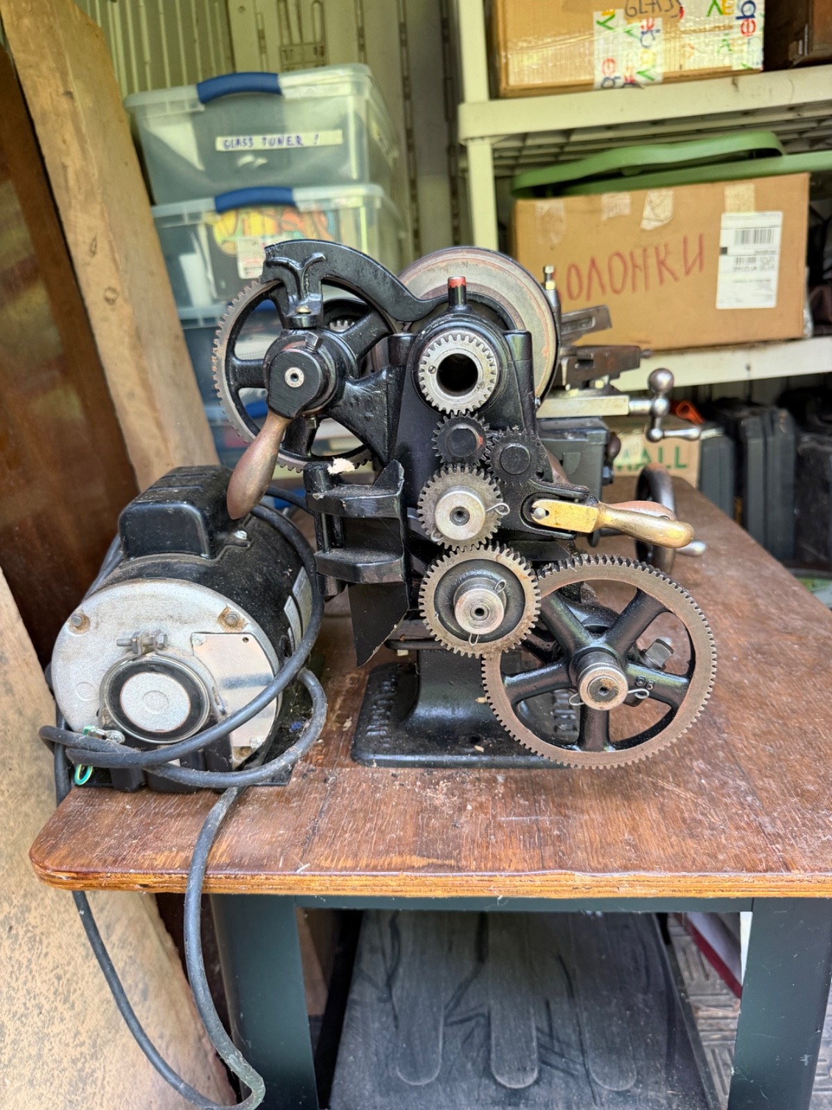 vintage matal lathe “DALTON “