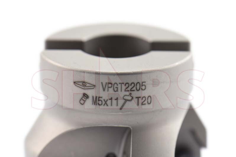 Shars 2″ 90 Degree Square Shoulder Indexable Face Mill for VPGT Insert NEW P[