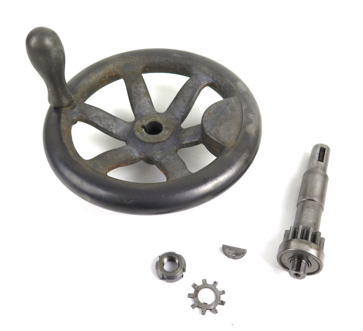 LeBlond 13″ Geared Head Lathe Apron Handwheel & Pinion Assembly