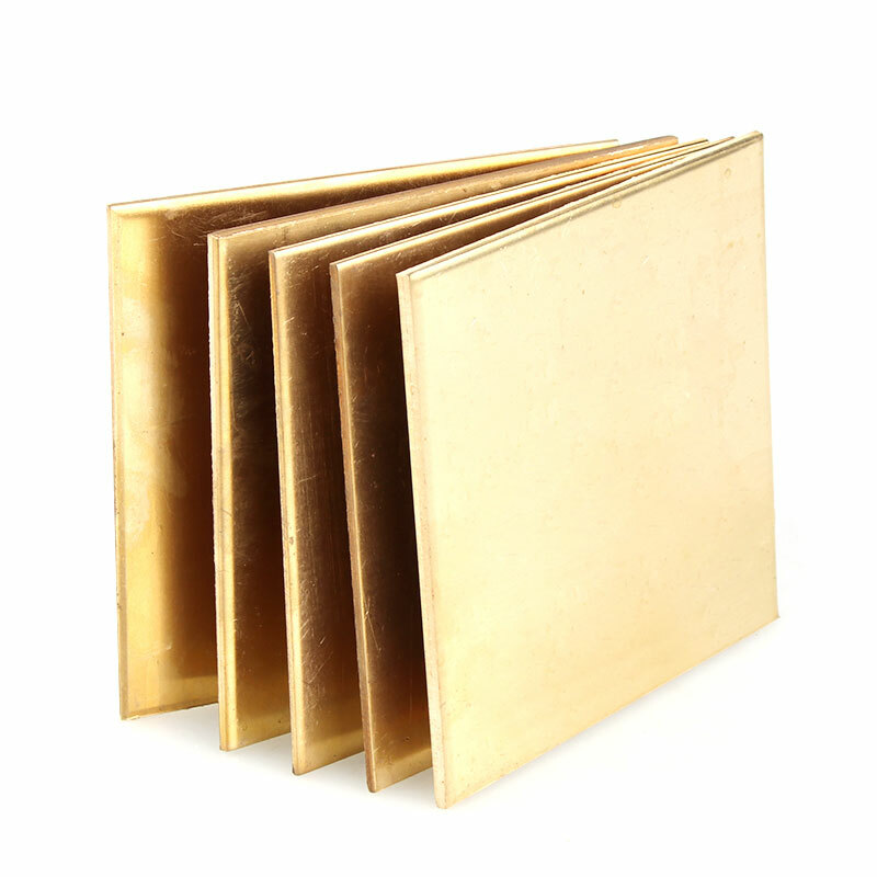 Brass Metal Sheet Plate Guillotine Offcuts – Thickness 0.5mm to 6mm & Every Size