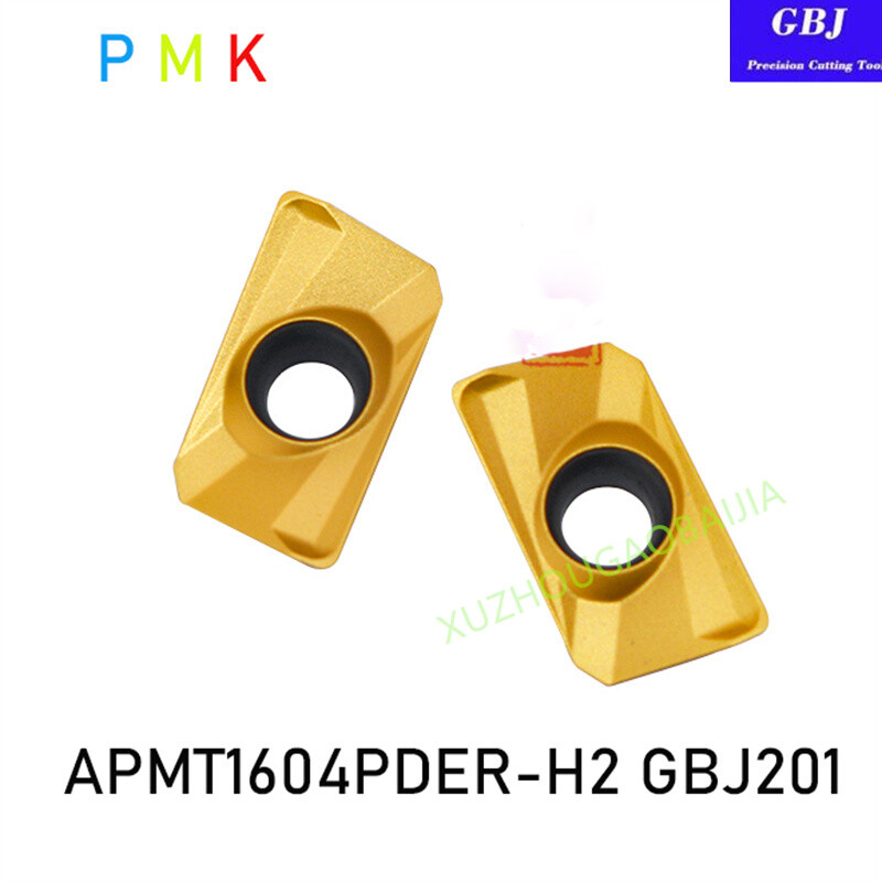 GBJ-CNC APMT1604PDER-H2 GBJ201 Carbide Milling Insert Roughing For BAP400R Tool