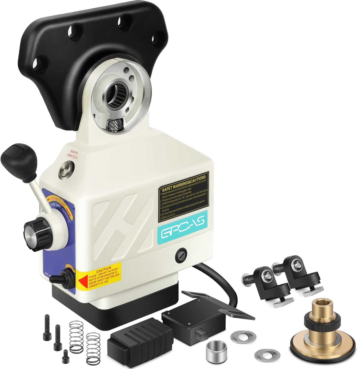 0-200RPM Table Milling Machine Power Feed for Milling Machine 450 in-lb Torque
