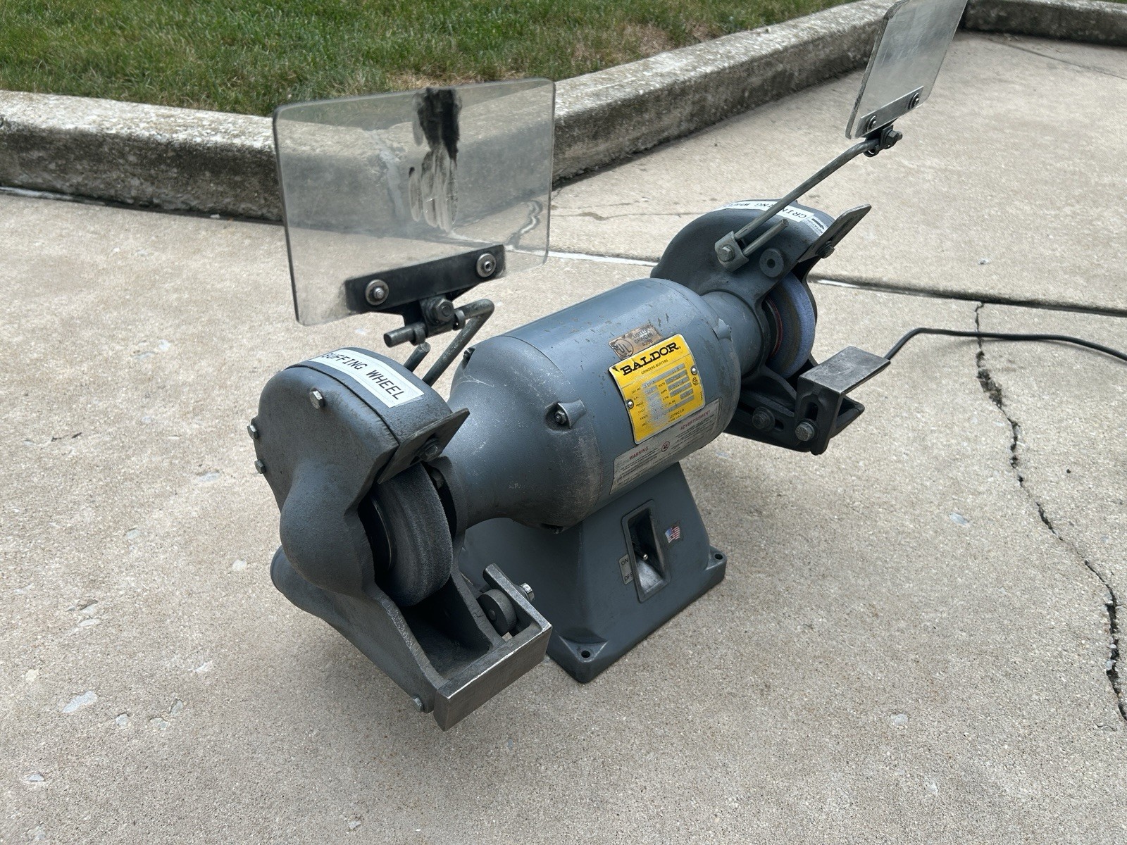 Baldor 8107W 8” Industrial Bench Grinder 3/4HP 3600RPM 115/230V USA