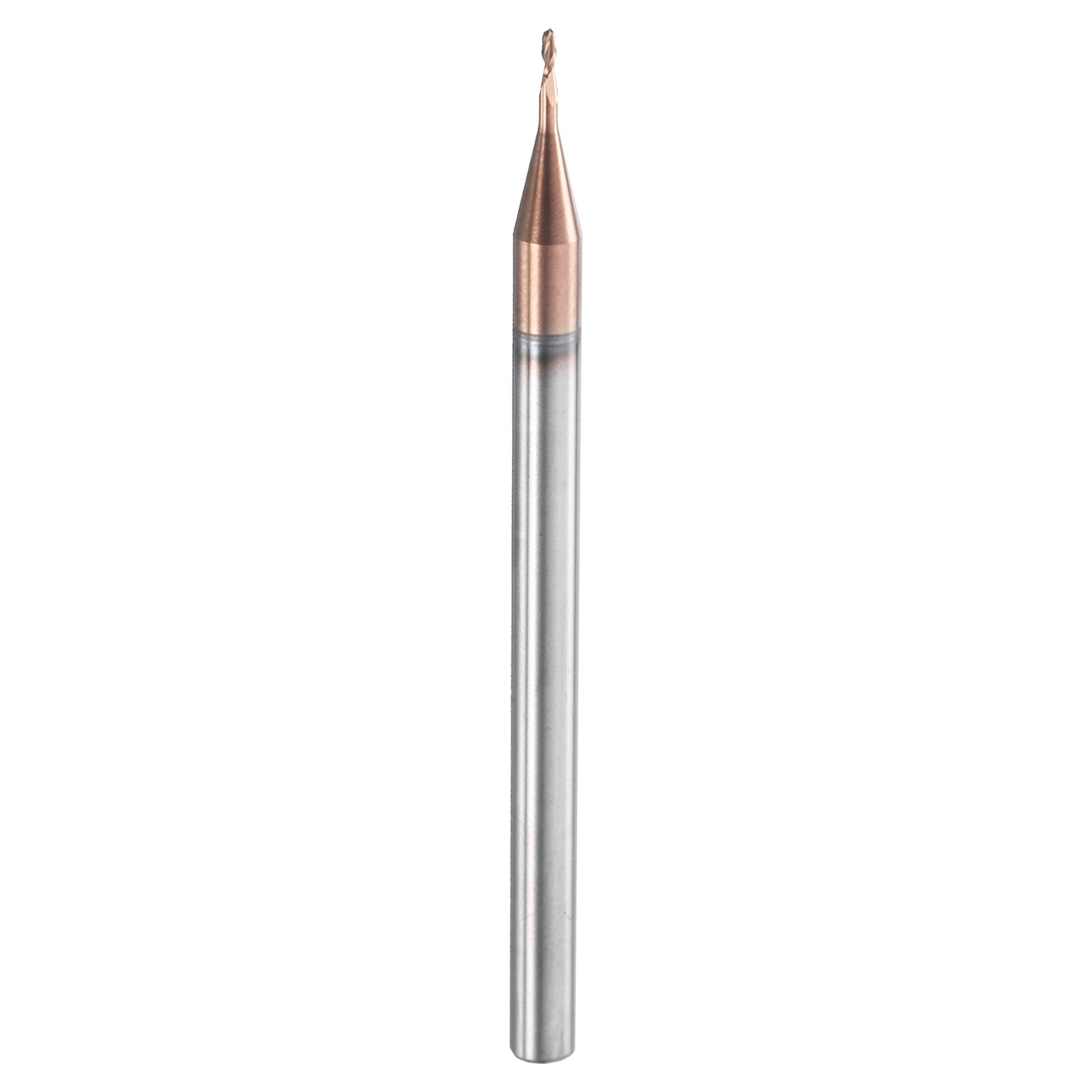 4 Flute Ball Nose End Mill 0.087″ Cutting Length Uncoated for Carving Engraving