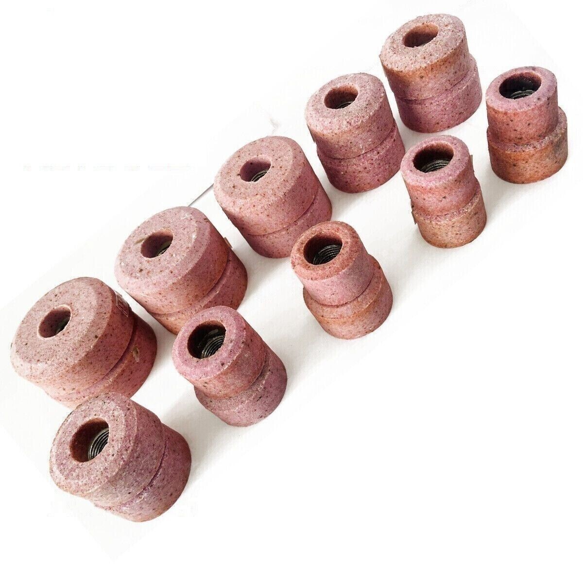 Sioux Valve Seat Pink Grinding Wheels 20 Pcs Set Stone Holder Star Drive 11/16″