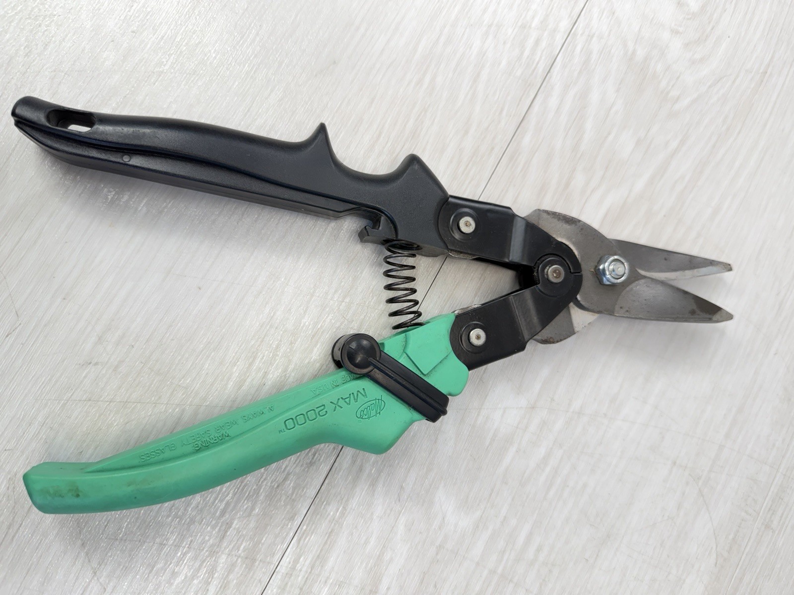 Malco M2002 MAX 2000 Aviation Right Cut Snip 10in Compound Leverage