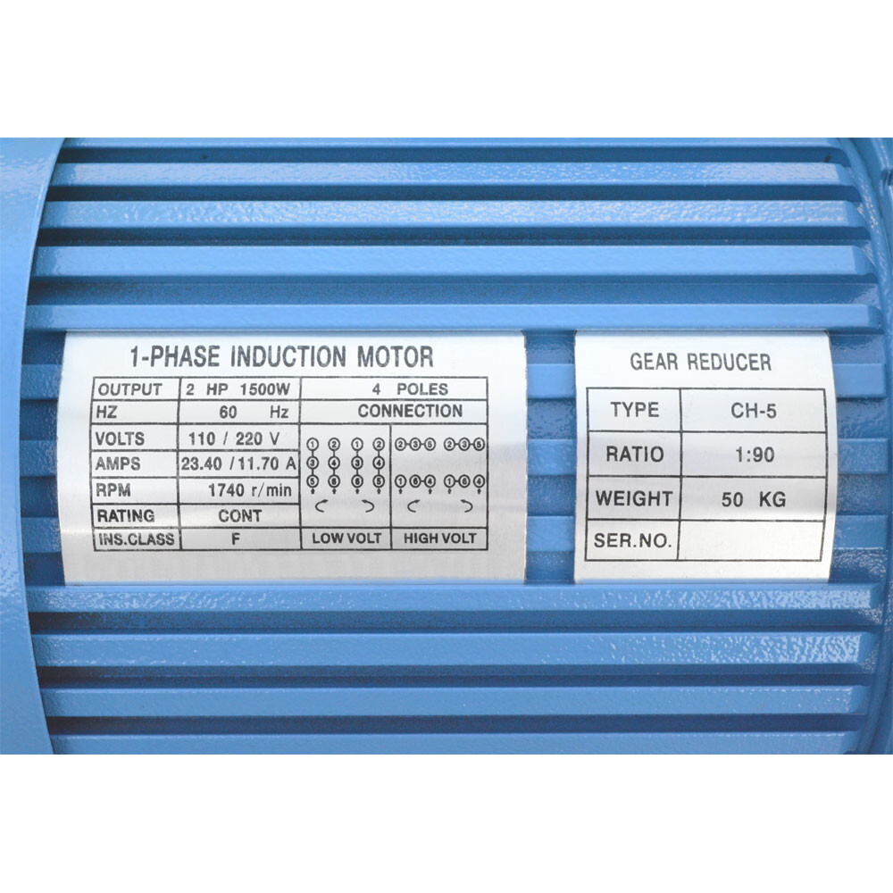 2 HP Electric 1/4 3/8 1/2 3/4 1 1-1/4 1-1/2 2″ Tube Pipe Notcher 1740 RPM 1500W