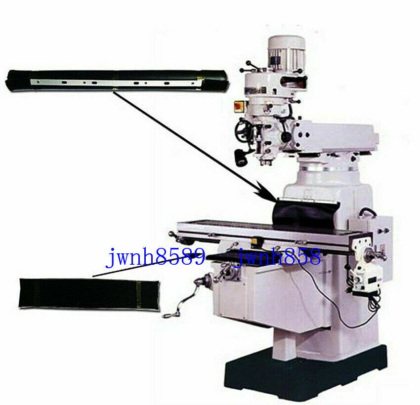 1Set Milling Machine Part Accordion Type & Retractable Way Cover (Front & Back)
