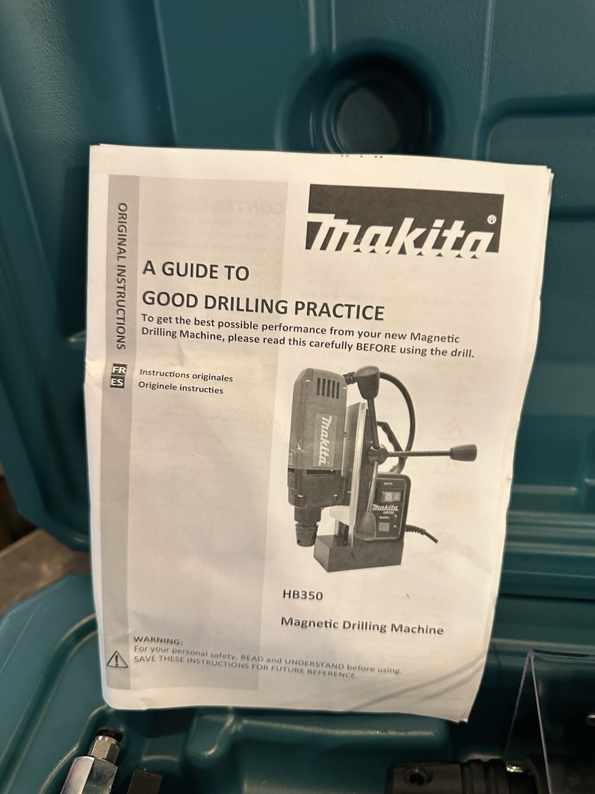 Makita HB350 1-3/8″ Magnetic Drill