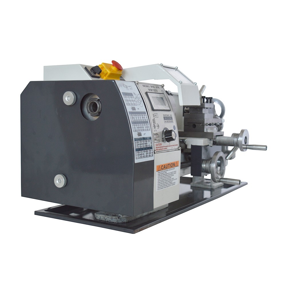 7″*12″ 110V Variable Speed Lathe Brushless Motor Precision Metal Bench Lathe