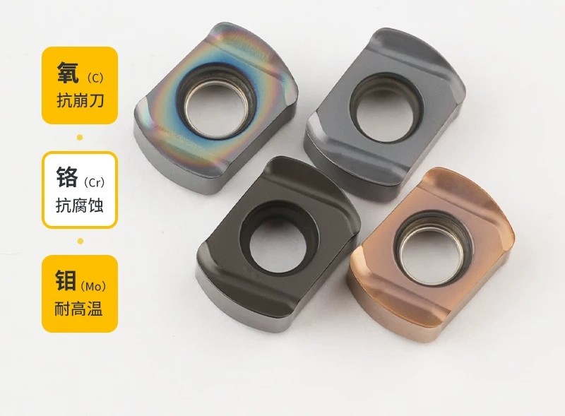 BLMP0904R BLMP0603R Tungsten Steel CNC Milling Insert, Fast Feed Rough Machining