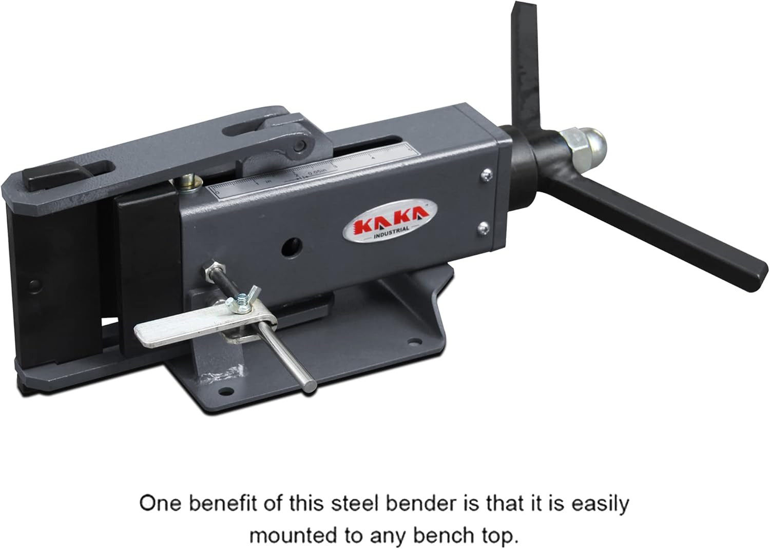 Manual Steel Bending Brake 4 Inch 2.5 Ton Press 90 Degree Bench Top Metal Bender