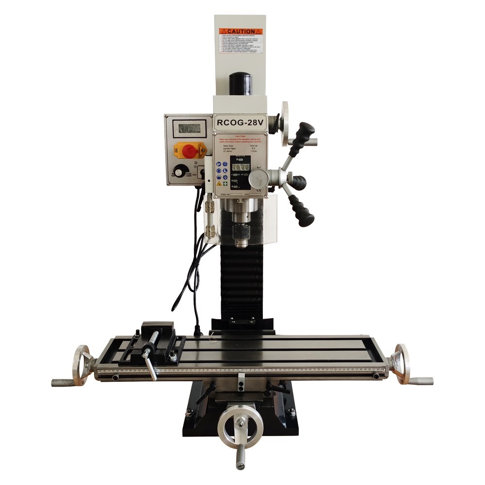 R8 Electric Heavy-duty Bench Drilling Milling Machine 1300W Brushless Motor
