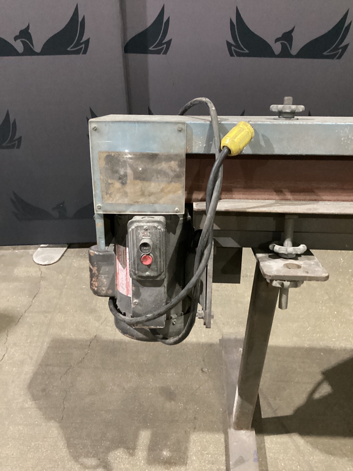 Custom Industrial Belt Sander 1 HP Floor Standing USED