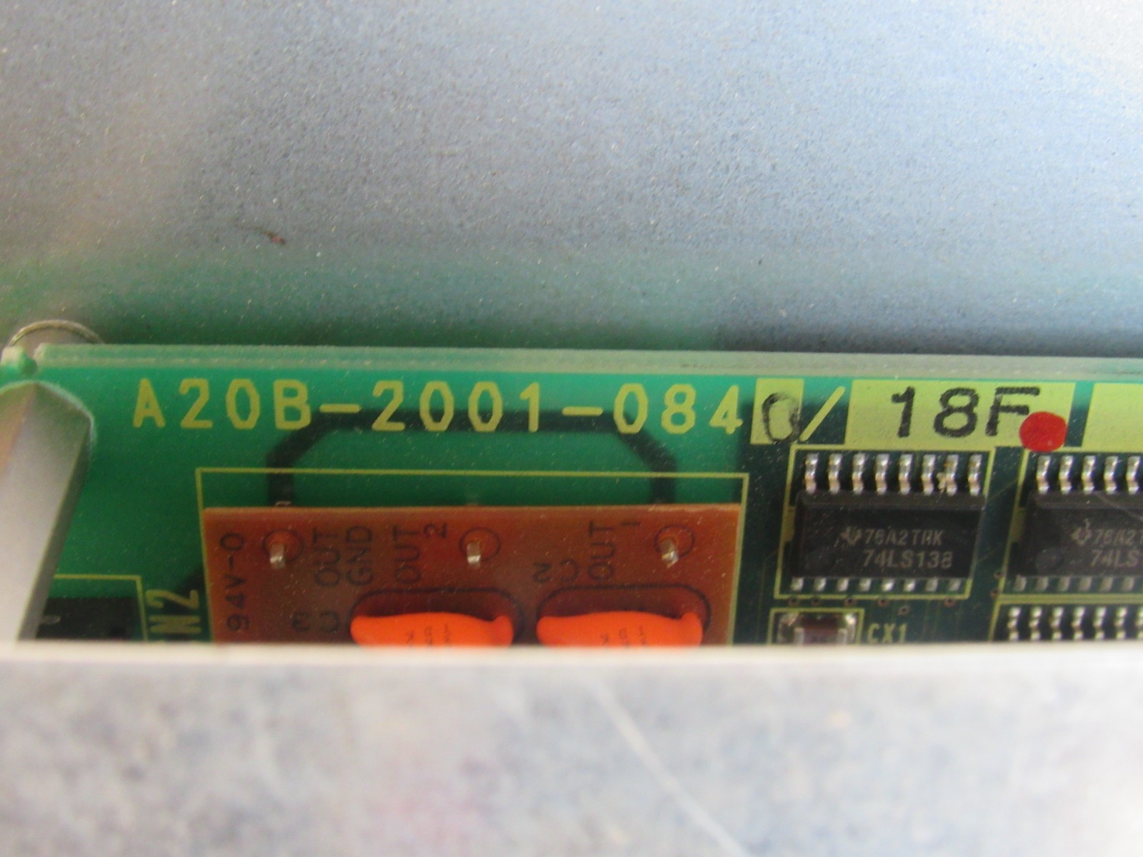GE Fanuc Series 21-M A02B-0200-C115 A20B-2001-0840 -/18F Lot 3859 Listed by Greg