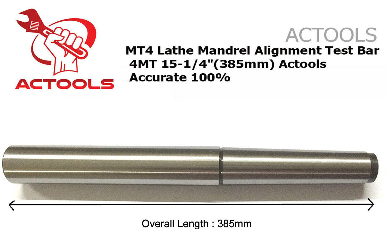 Lathe Alignment Test Bar Shank Size 1MT, 2MT, 3MT, 4MT, 5MT, 6MT USA Shipping